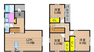 庭瀬駅 徒歩24分 1階の物件間取画像